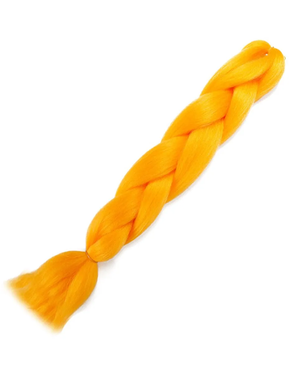 24" Orange Braiding Hair Extensions