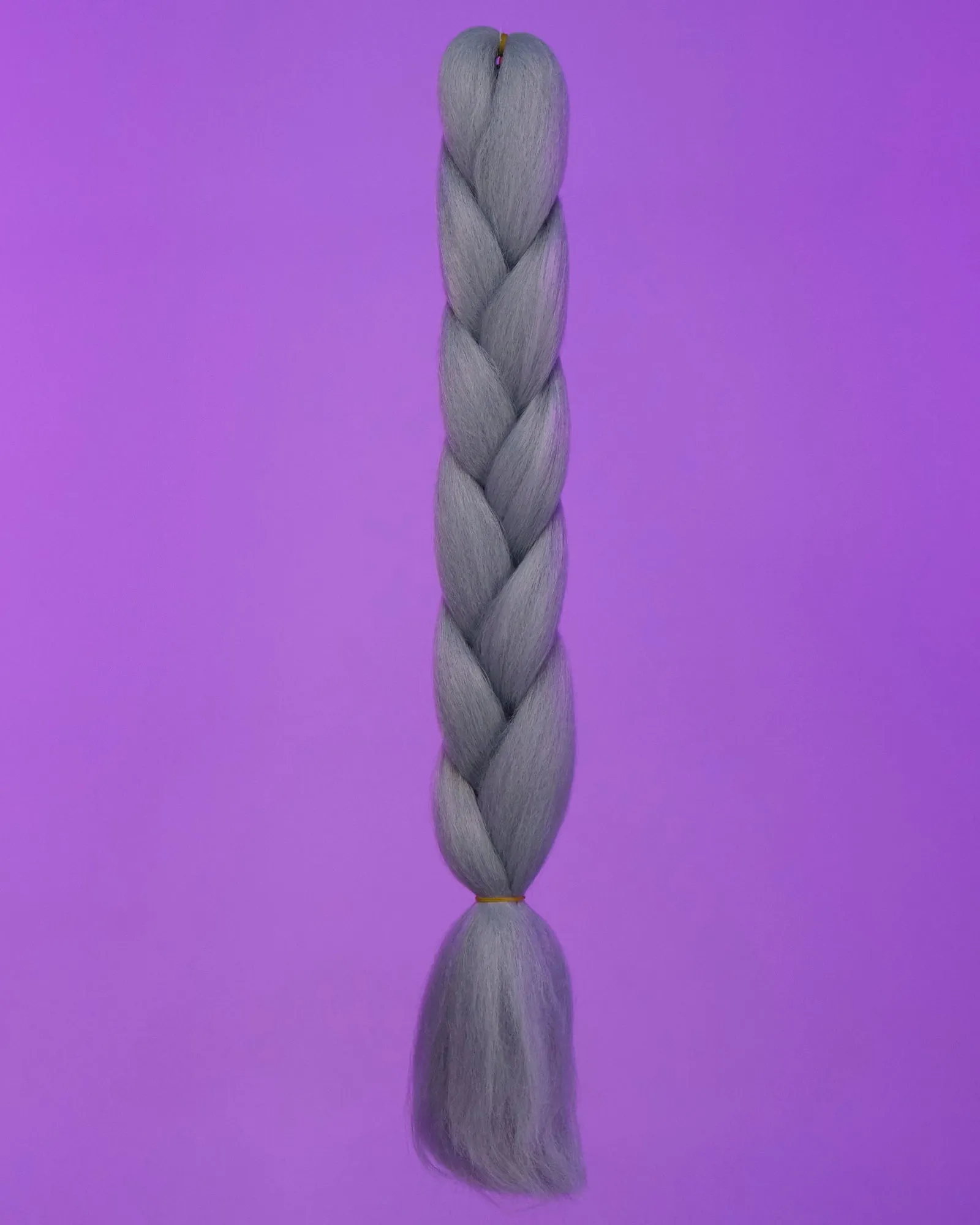 24" Steel Gray Braiding Hair Extensions