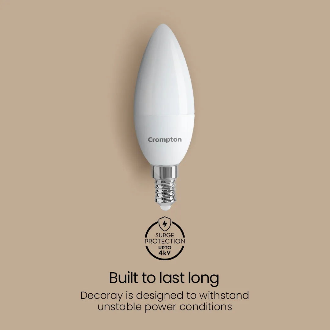 4.5 W Mushroom Shaped E14 Candle Lamp - WW