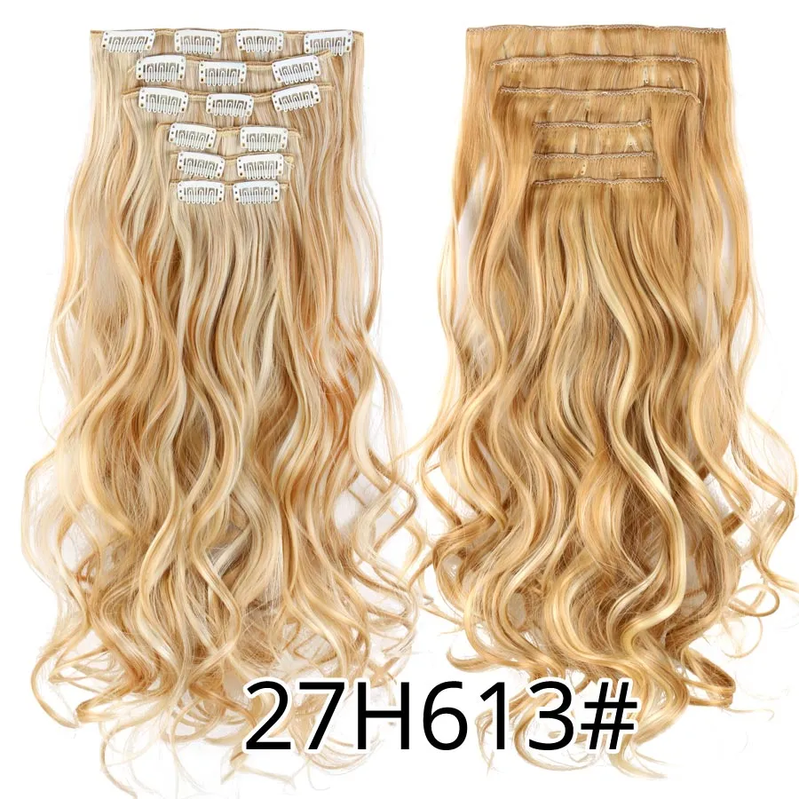 6 Piece Synthetic Clip-In Hair Extensions