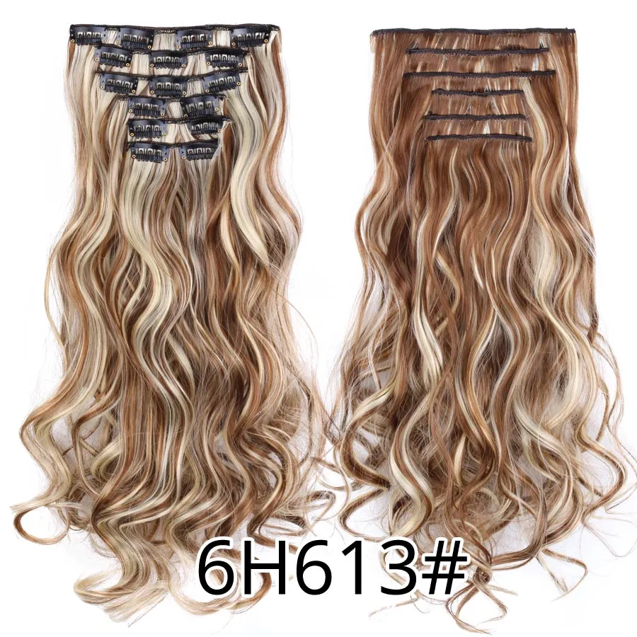 6 Piece Synthetic Clip-In Hair Extensions