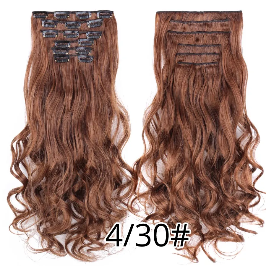 6 Piece Synthetic Clip-In Hair Extensions