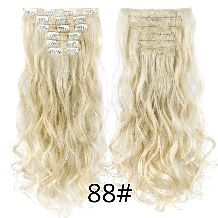 6 Piece Synthetic Clip-In Hair Extensions