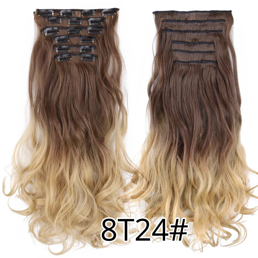 6 Piece Synthetic Clip-In Hair Extensions