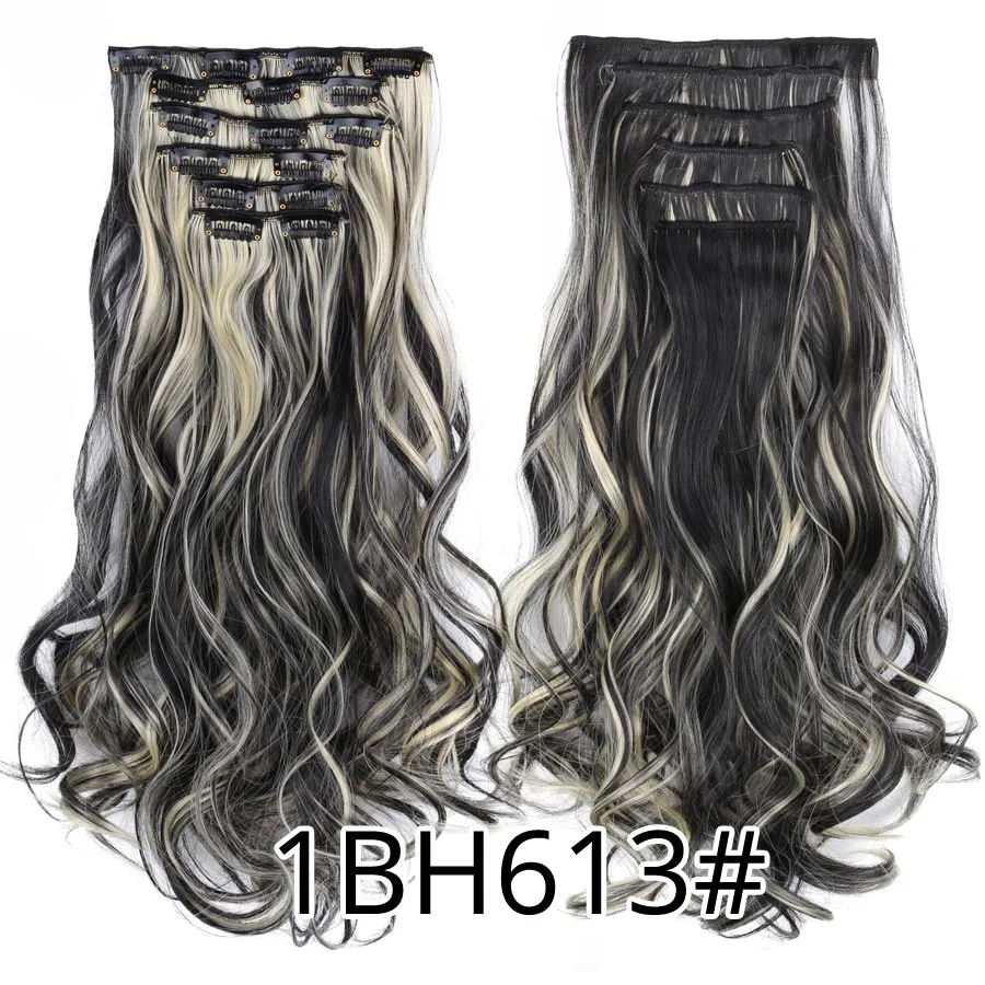 6 Piece Synthetic Clip-In Hair Extensions