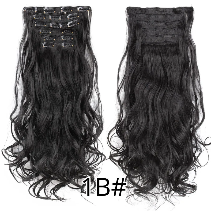 6 Piece Synthetic Clip-In Hair Extensions