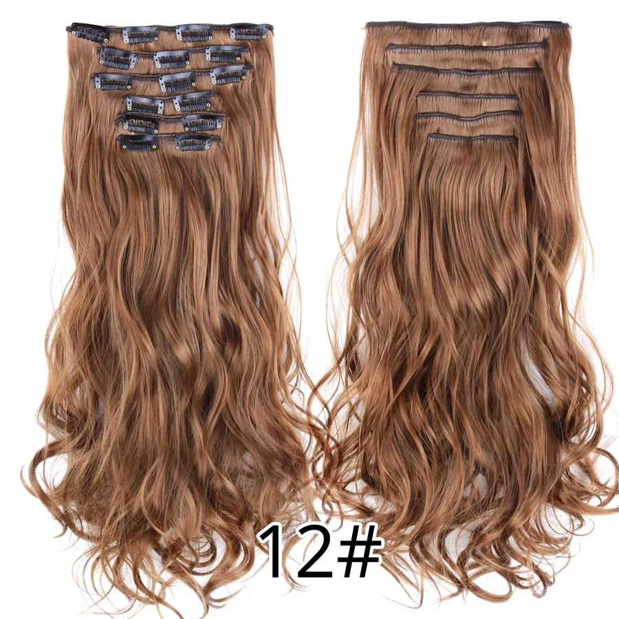 6 Piece Synthetic Clip-In Hair Extensions