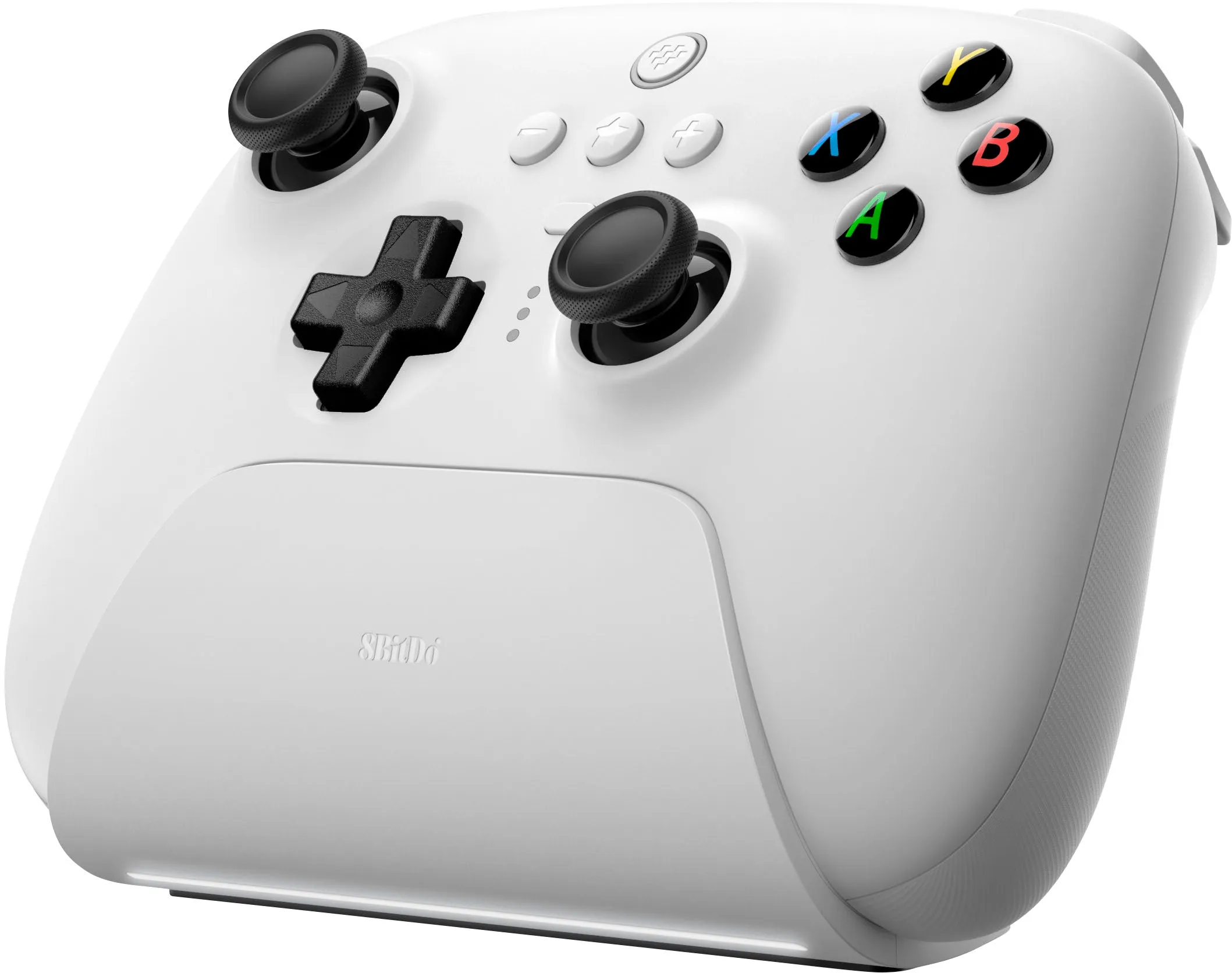 8BitDo - Ultimate 2.4G Controller for Windows PCs with Dock - White