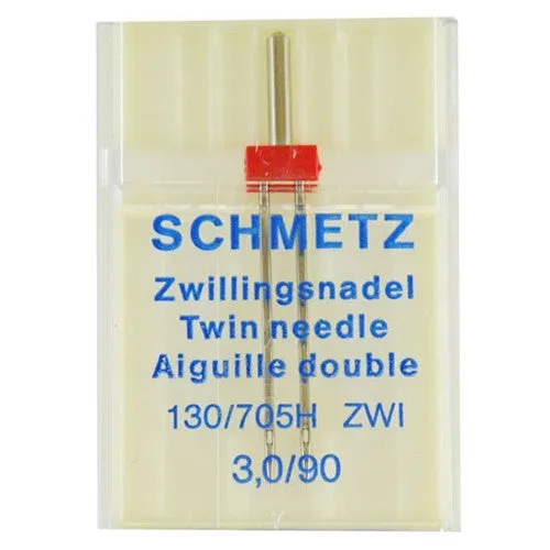 90/3.0 Schmetz Twin Needle,1 Pack
