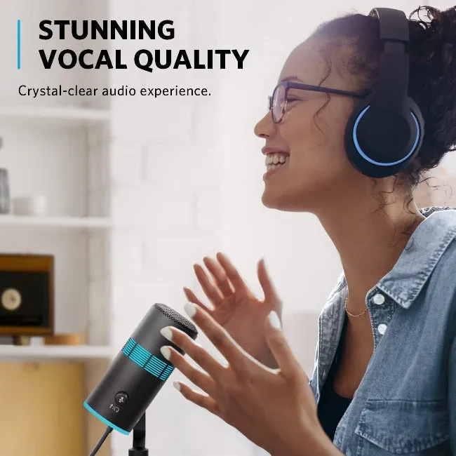 Anker Powercast M300 USB Microphone With RGB Lights