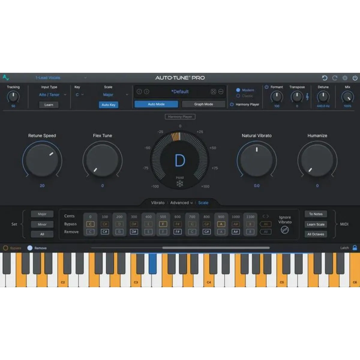 Antares Auto-Tune Pro 11 Pitch-correction and Vocal Effects Plug-in