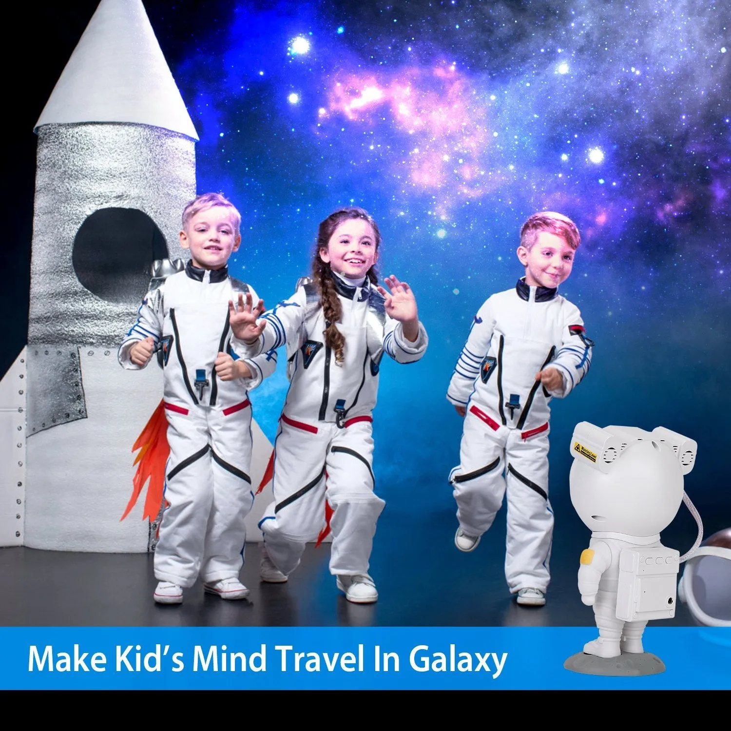 Astronaut Star Projector Light with Remote Control