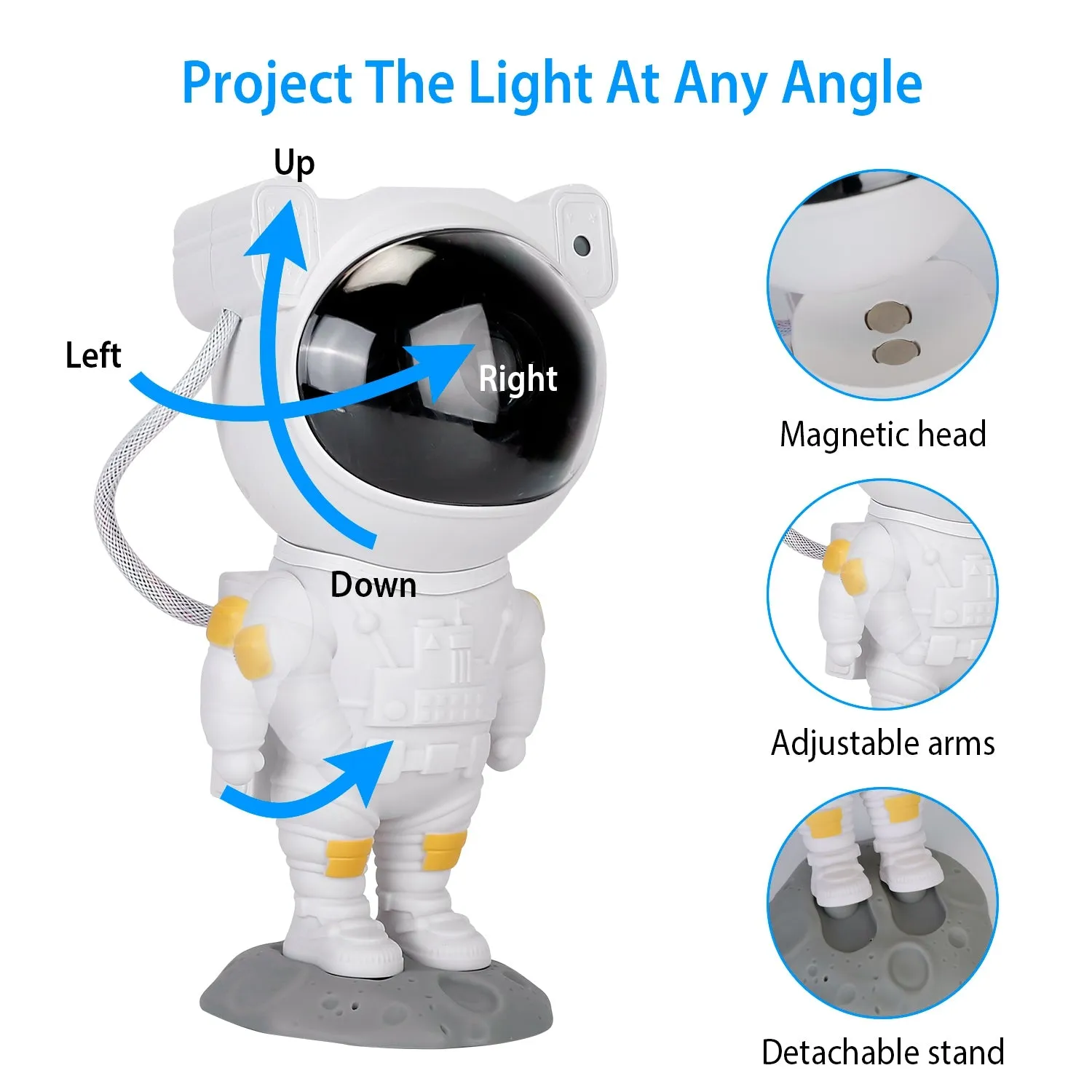 Astronaut Star Projector Light with Remote Control