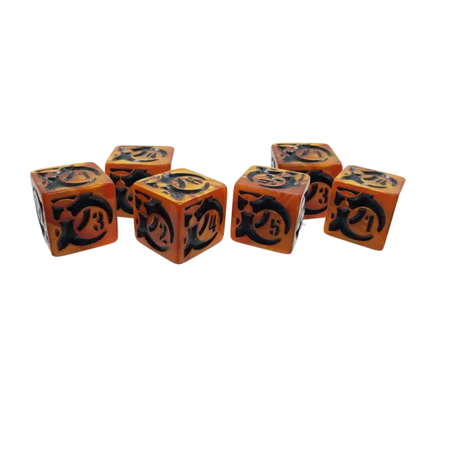 Biohazard d6 Dice Set
