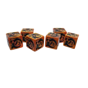 Biohazard d6 Dice Set