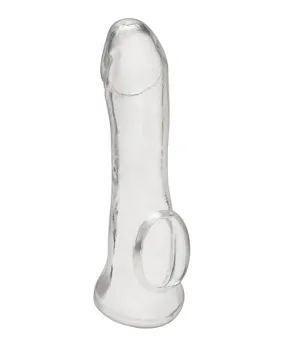 Blue Line C & B 6.25" Transparent Penis Enhancing Sleeve Extension