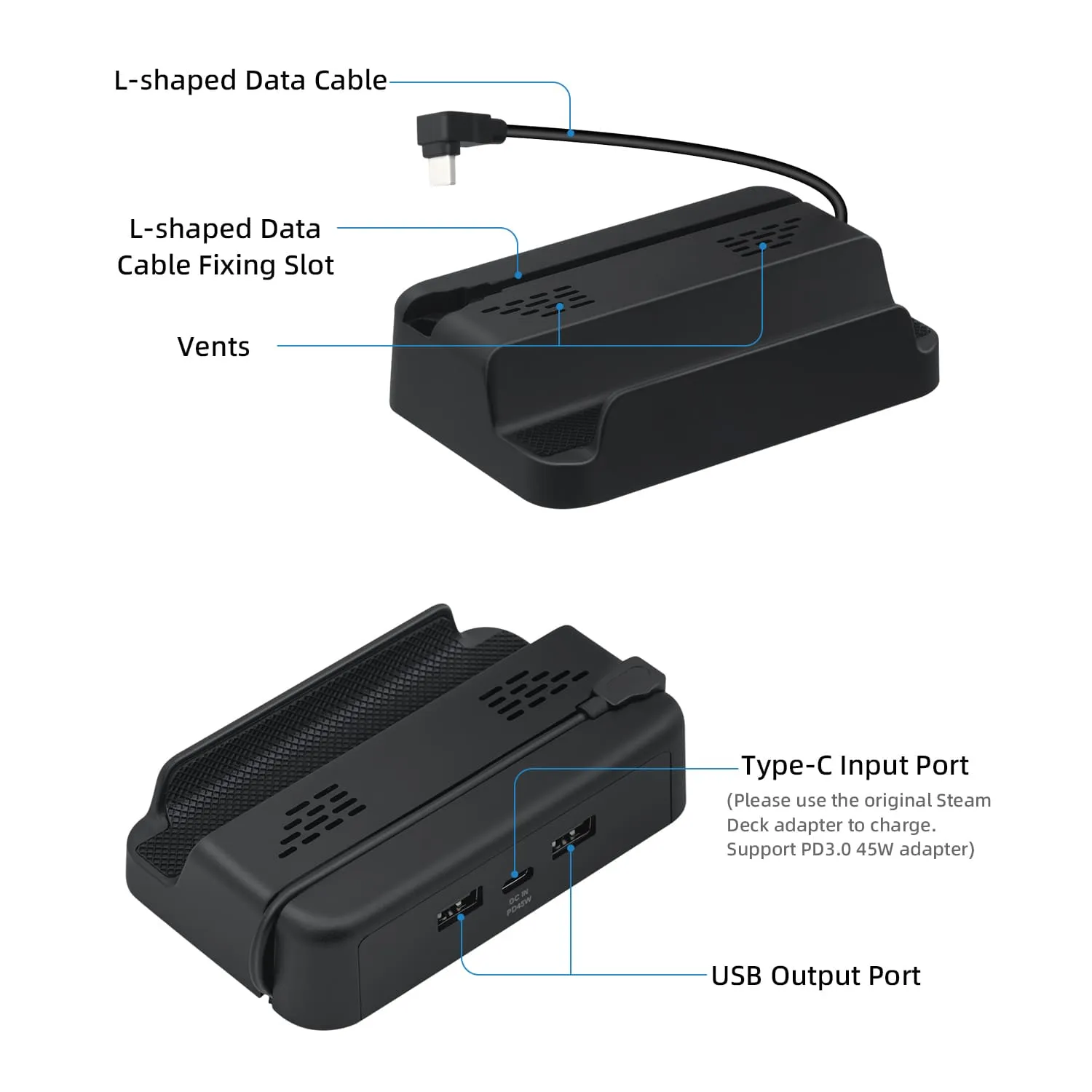 Charging Dock for Steam Deck - Black (GP-810)