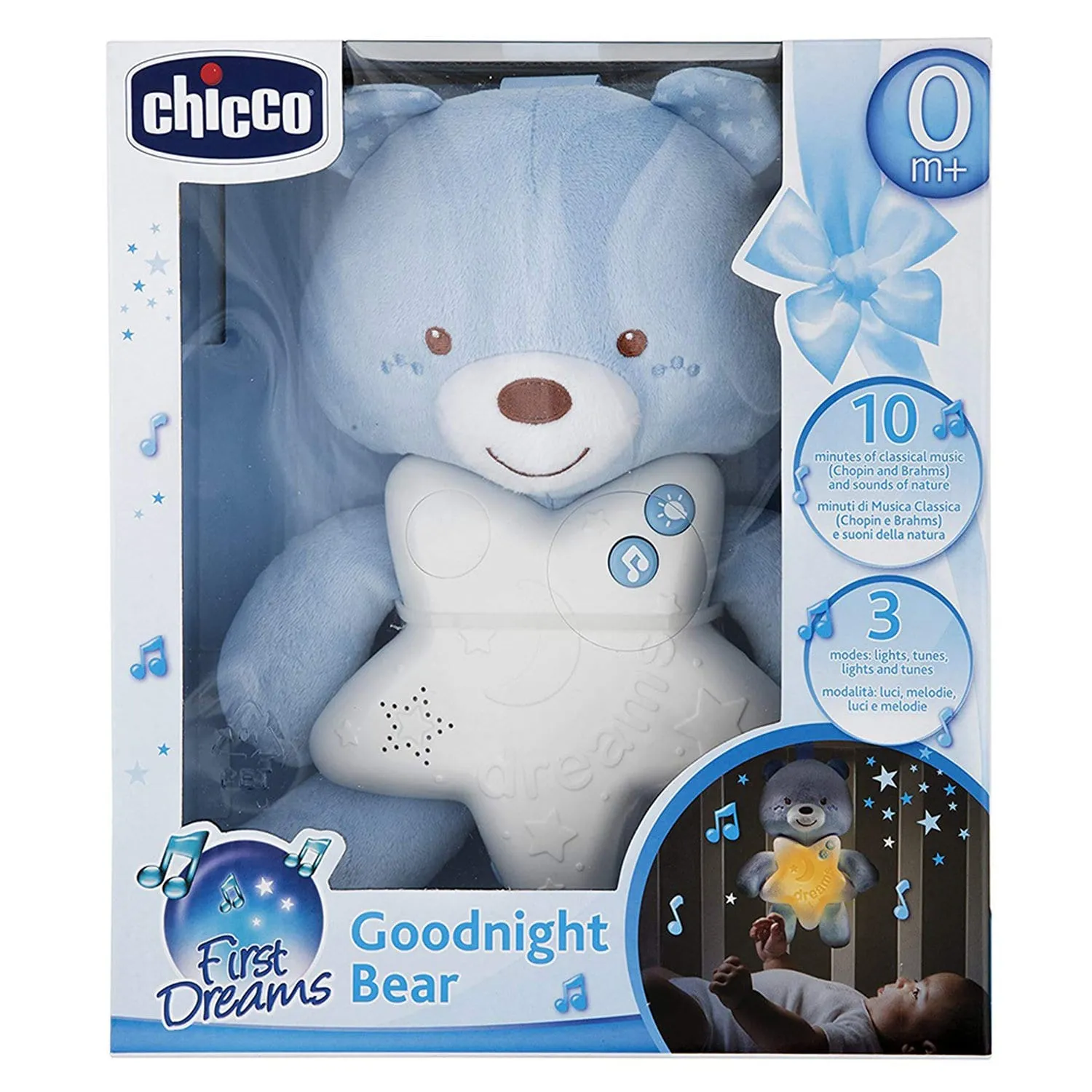 CHICCO TOY FIRST DREAMS GOODNIGHT BEAR BLUE