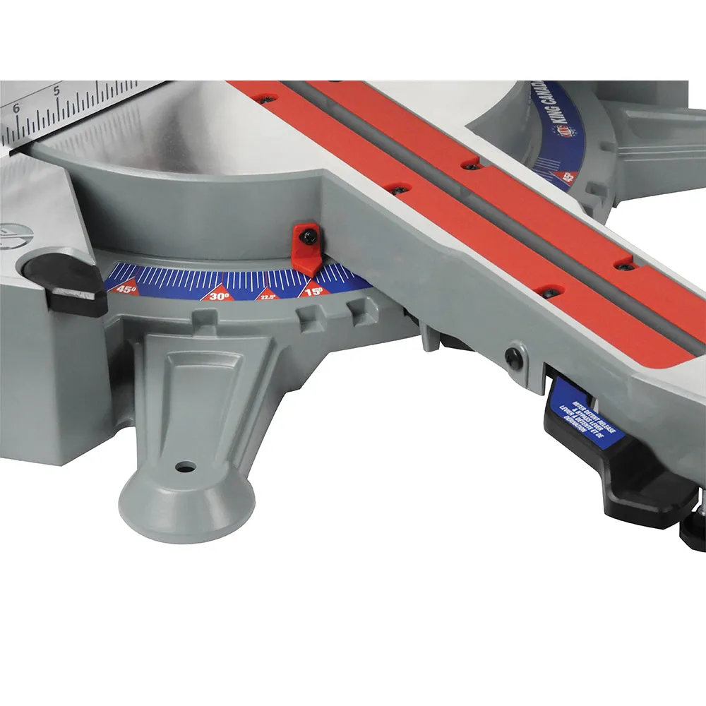 Compound Miter Saw - King Canada 10" Dual Bevel Sliding Compound Miter Saw, 8385NS