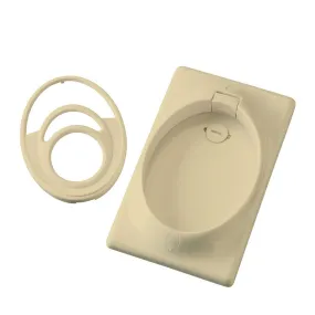 CoolTouch Single Gang Wall Plate, Ivory Finish