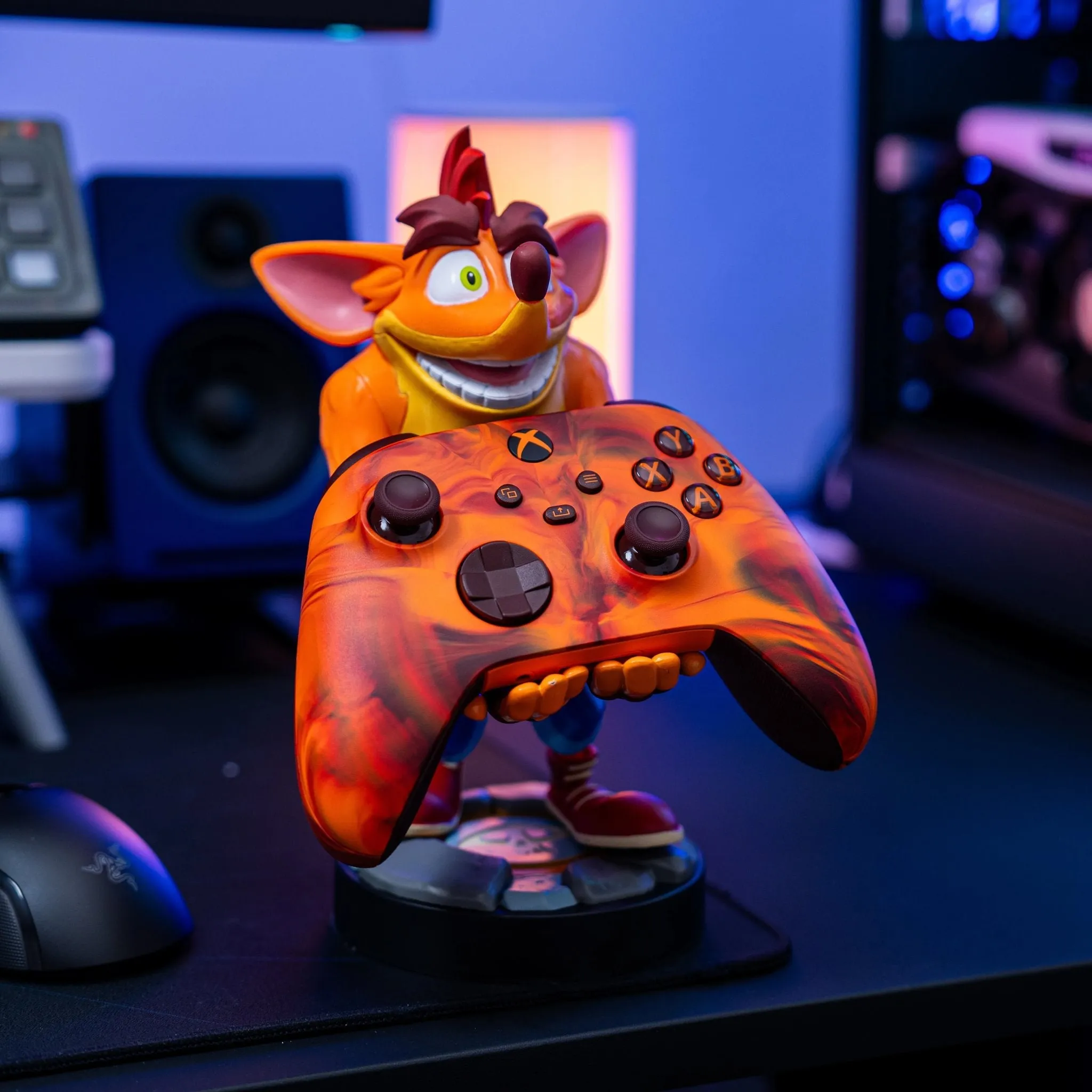 Crash Bandicoot 4 Cable Guys Controller Holder and Phone Stand