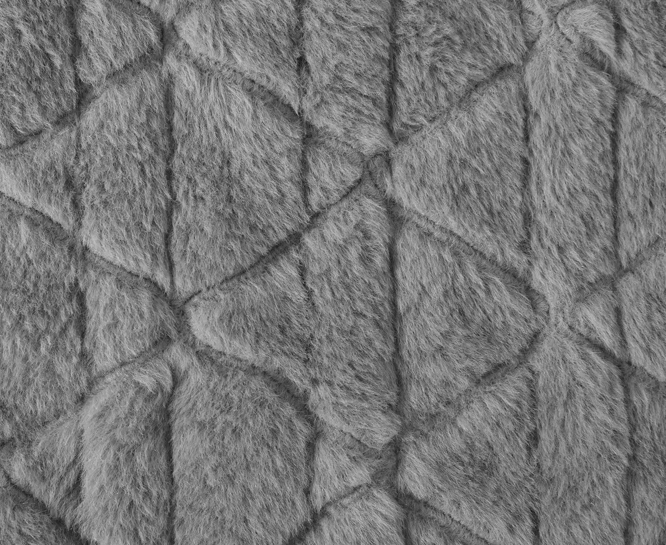 Daniel Brighton Electric Blanket (Faux Fur Throw) 160x120cm - Grey