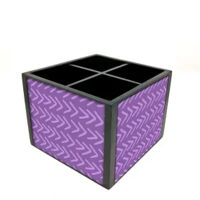 Desk Organizer For Stationery - Pink and Purple arrows