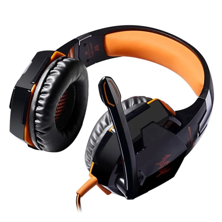 EACH G2000 Gaming Headset with LED Lighting and Microphone - 2.2m Wired Connection
