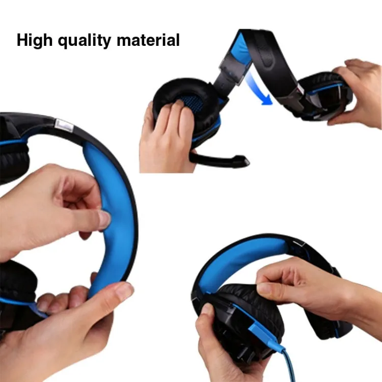 EACH G2000 Gaming Headset with LED Lighting and Microphone - 2.2m Wired Connection