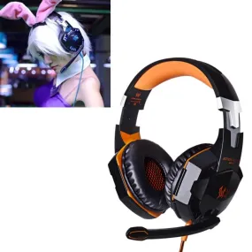 EACH G2000 Gaming Headset with LED Lighting and Microphone - 2.2m Wired Connection