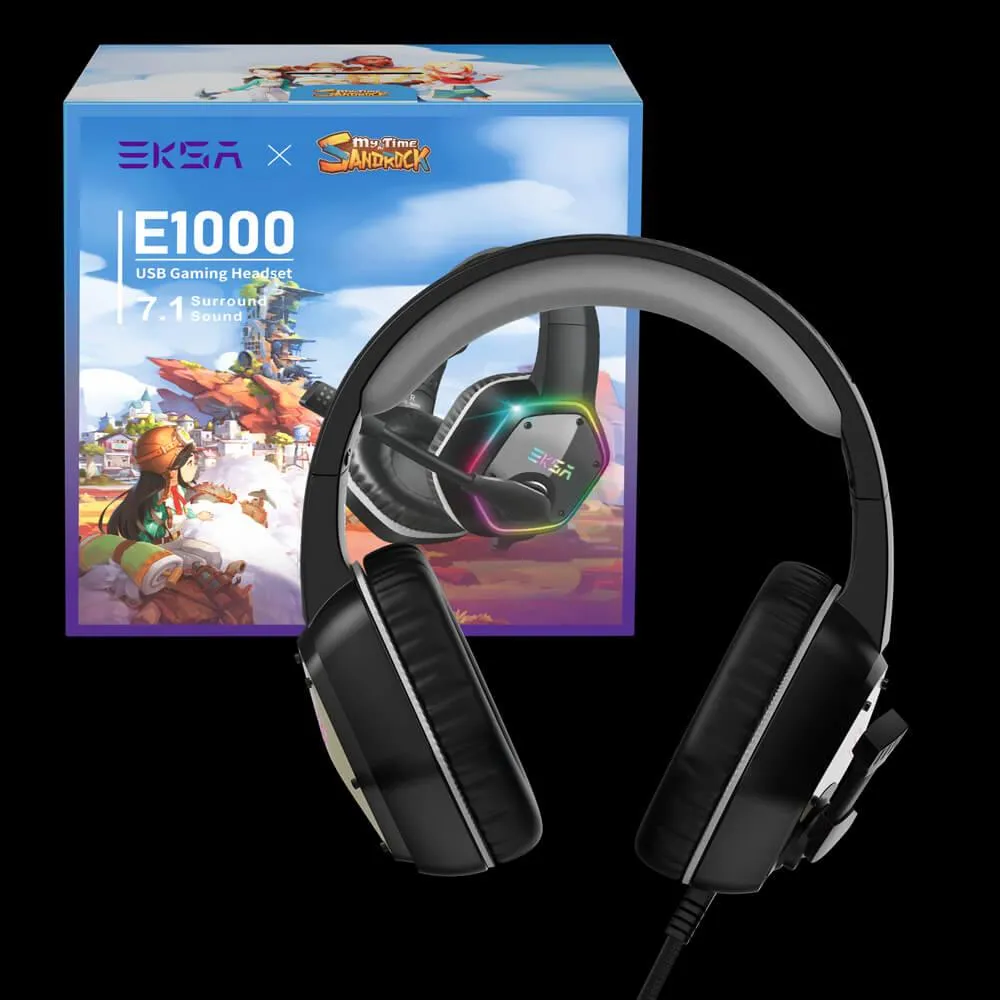 EKSA® E1000 My Time at Sandrock Edition RGB USB Gaming Headset