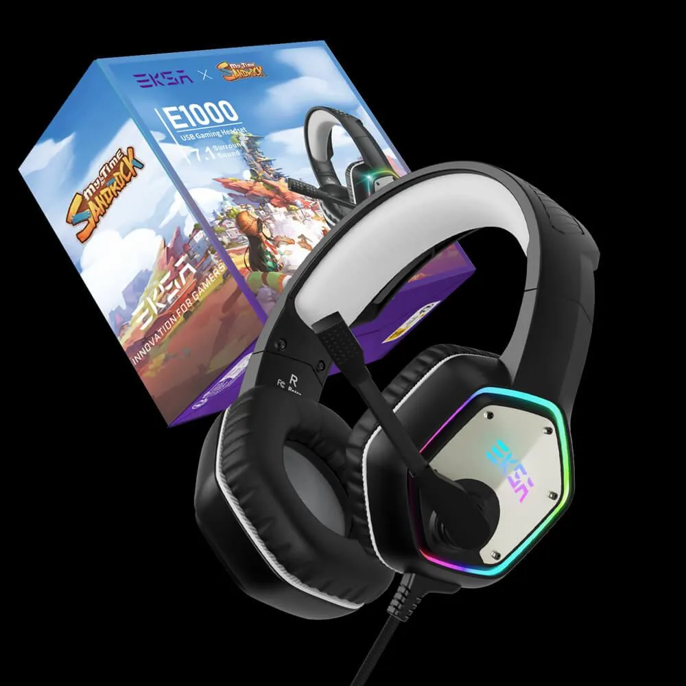 EKSA® E1000 My Time at Sandrock Edition RGB USB Gaming Headset