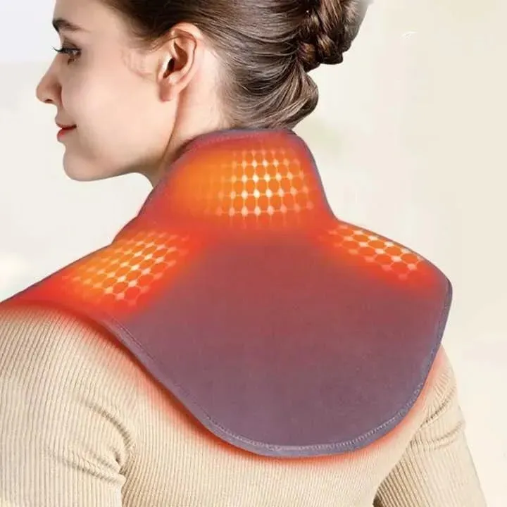 Electric Neck and Shoulder Heating Pad with Vibration
