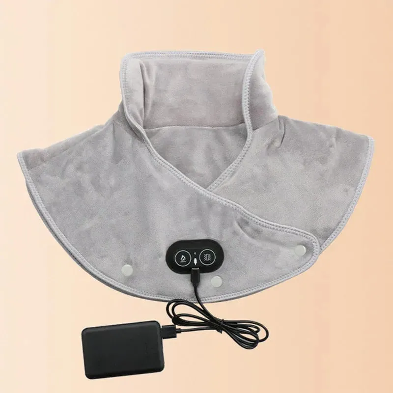 Electric Neck and Shoulder Heating Pad with Vibration