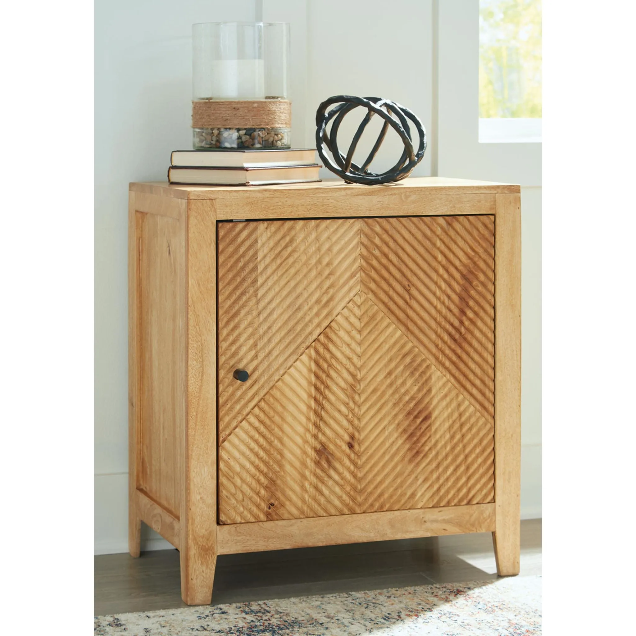 Emberton Accent Cabinet - Light Brown