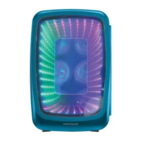 Frigidaire 6-Can Retro Gaming Light-Up Portable Beverage Mini Fridge, EFMIS179 (Blue)