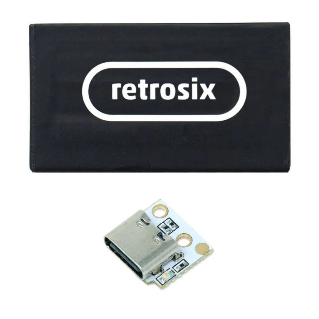 Game Boy Color CleanJuice Rechargeable Battery Module with USB-C Compatibility - RetroSix