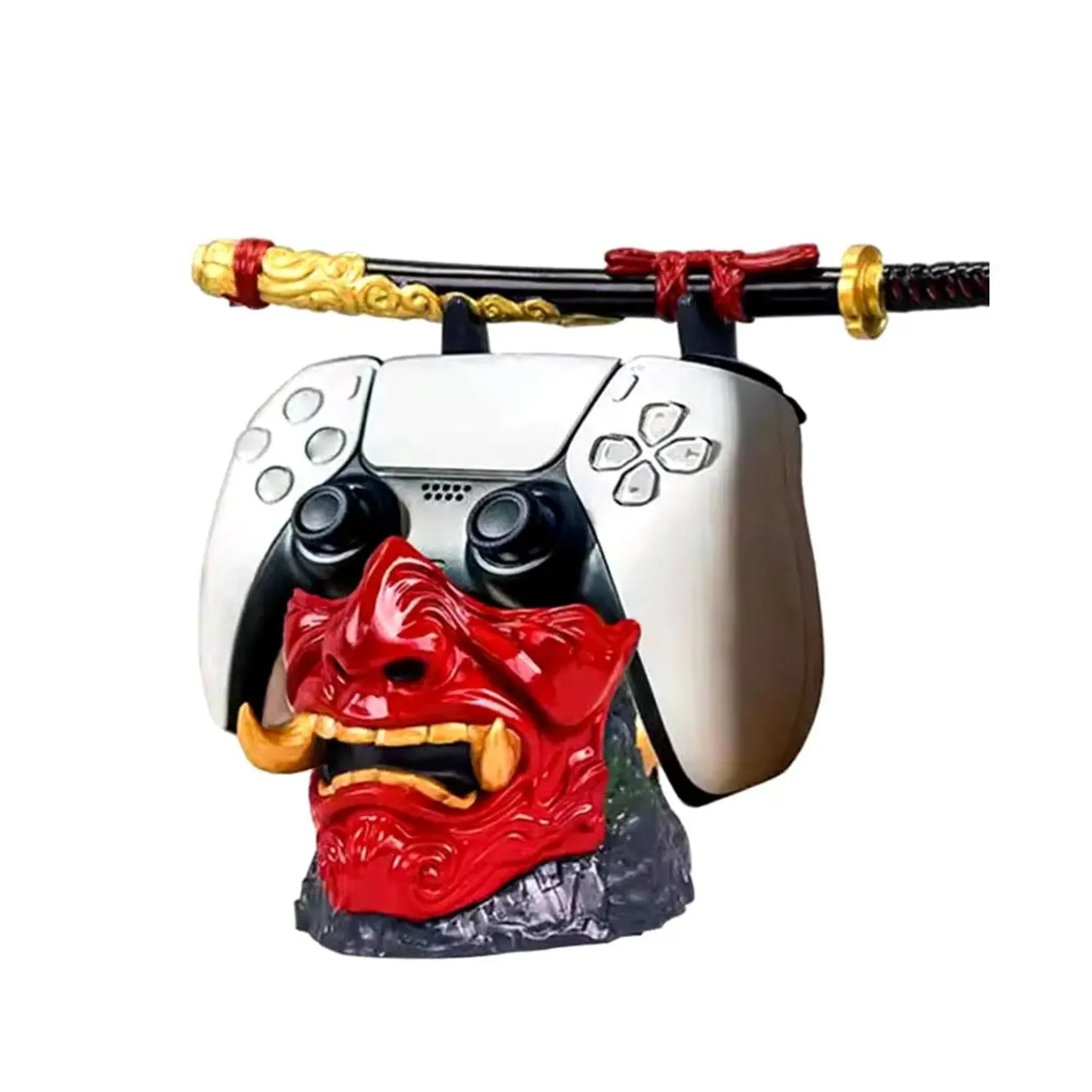 Game Controller Holder – Universal Gaming Stand with Katana Design