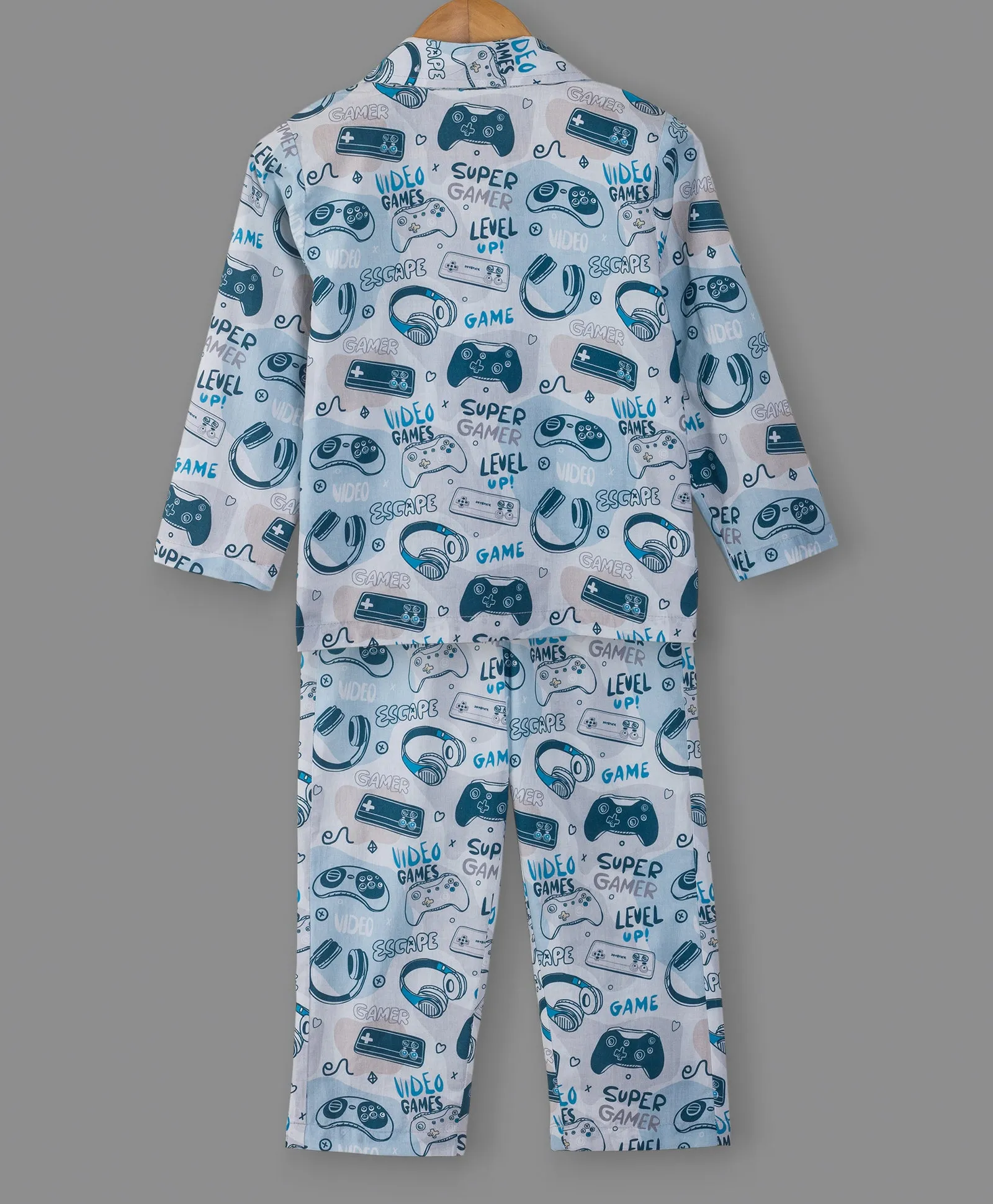 GAMERS CONTROLLERS PRINT NIGHTSUIT