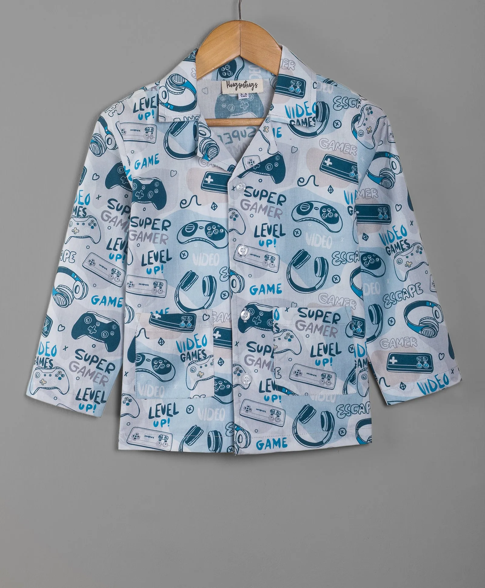 GAMERS CONTROLLERS PRINT NIGHTSUIT