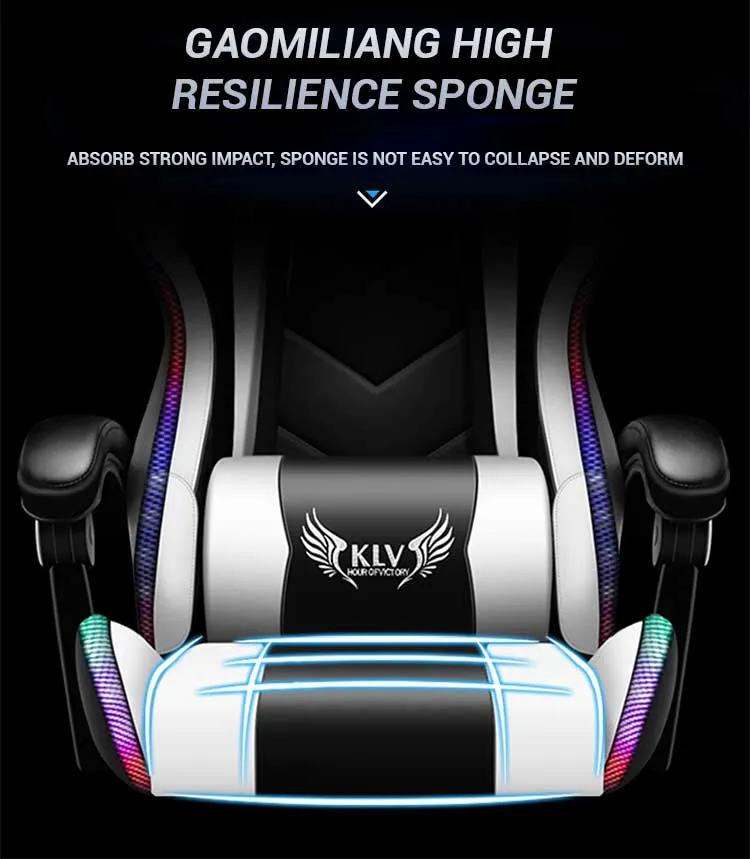Gaming Chair With Rgb Light And Speaker