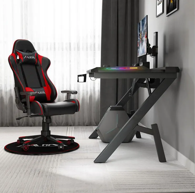 Gaming Desk Table 120cm RGB Light
