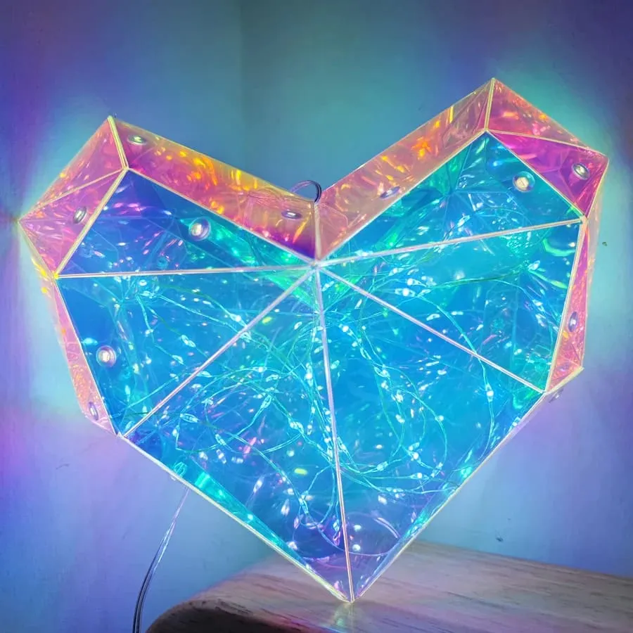 Geometric Lovecore Table Lamp