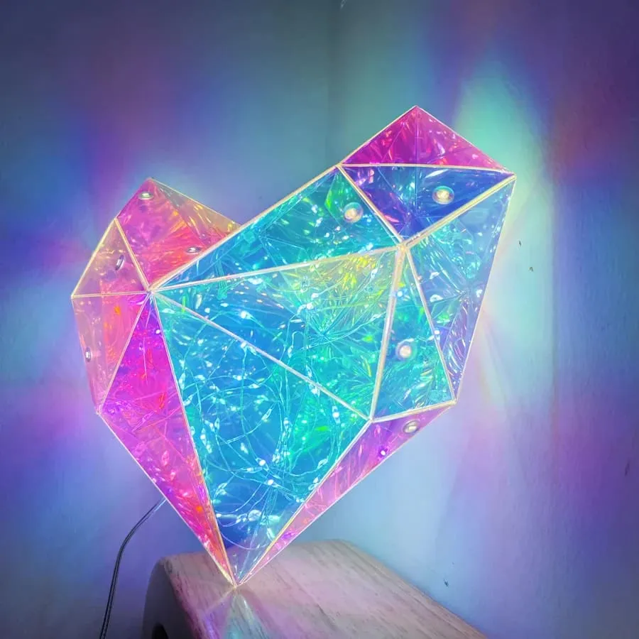 Geometric Lovecore Table Lamp