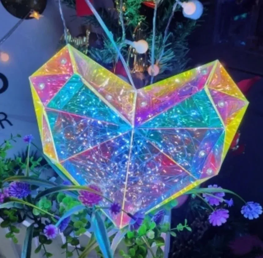 Geometric Lovecore Table Lamp