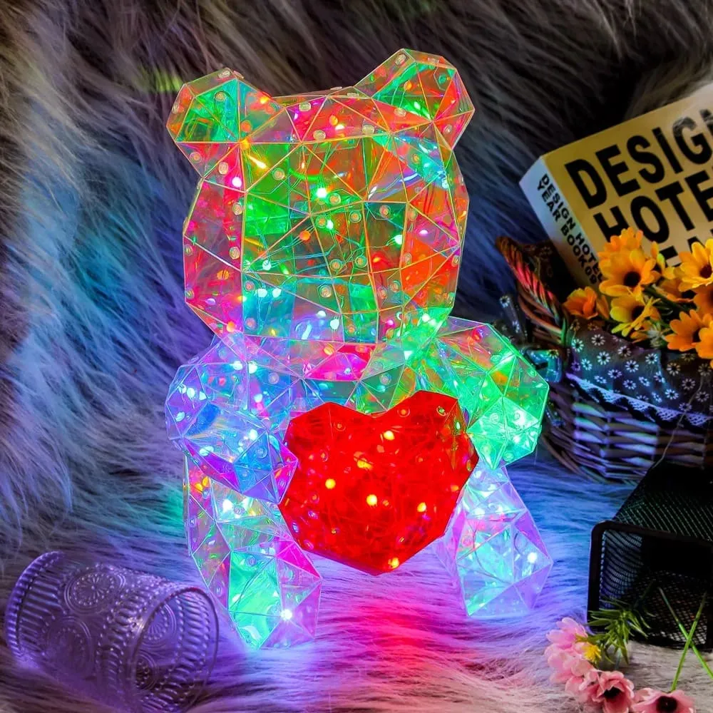 Geometric Lovecore Table Lamp