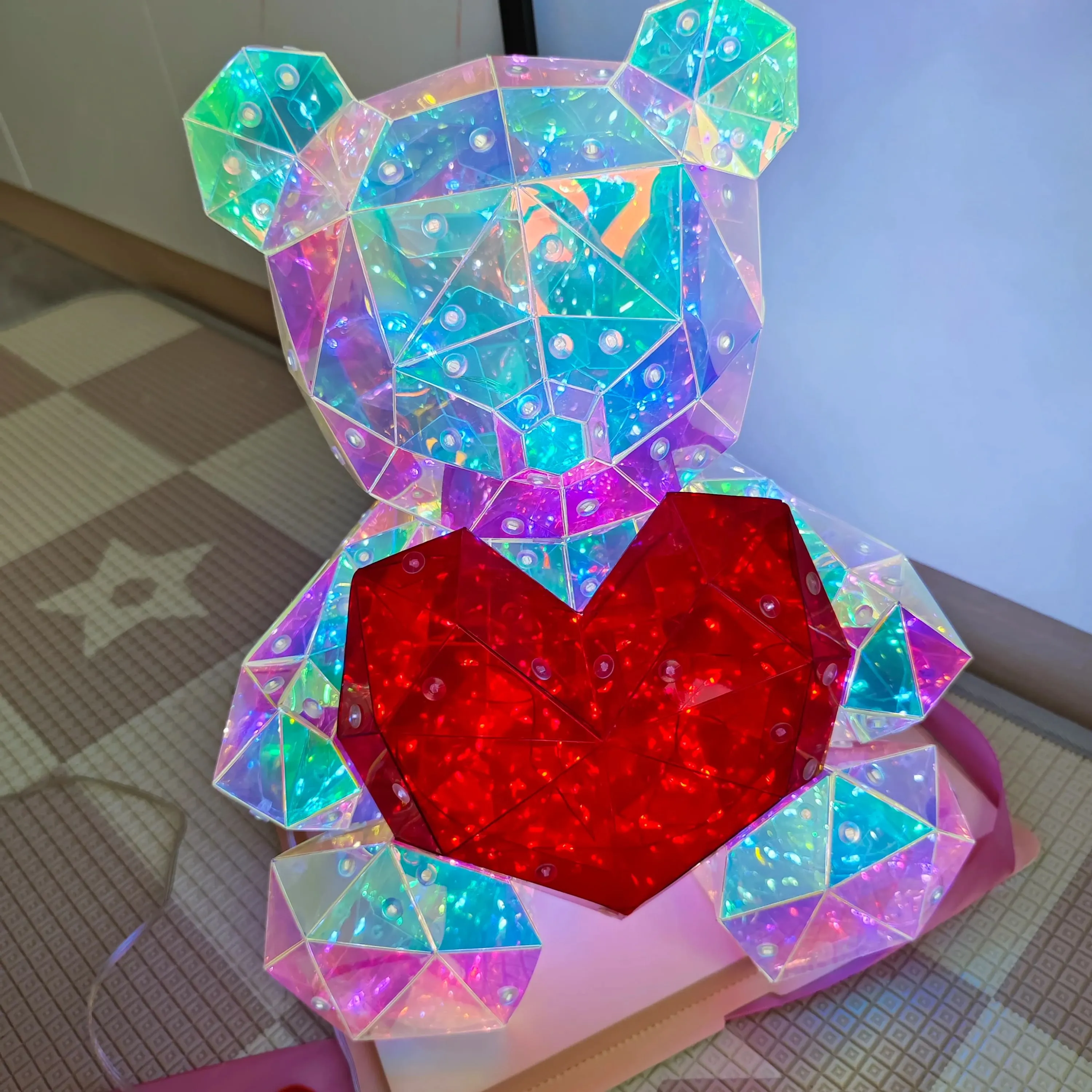 Geometric Lovecore Table Lamp