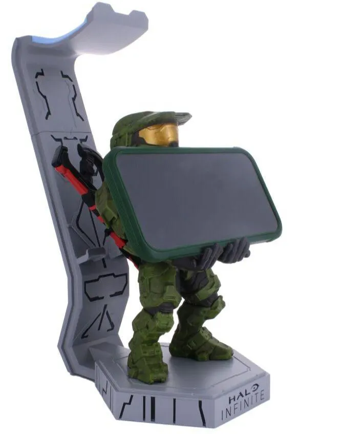 Halo Infinite: Master Chief Cable Guys Deluxe Light Up Controller, Headphone and Phone Stand