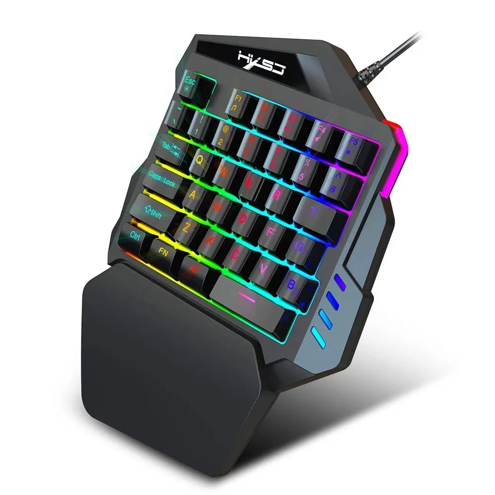 HXSJ J50 One-Handed Gaming Keyboard Mouse Combo