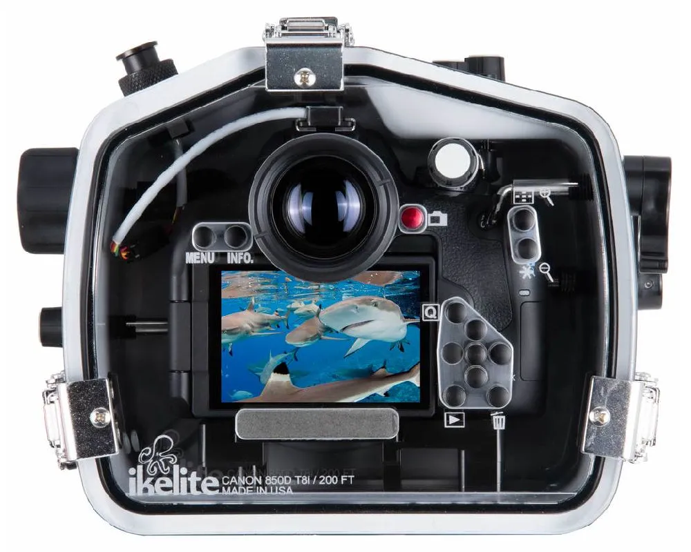 IKELITE UNDERWATER HOUSING 200DL FOR CANON EOS REBEL T8i (EOS 850D, EOS KISS X10i)